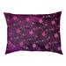 Tucker Murphy Pet™ Byrge Planets Stars Dog Pillow/Classic Polyester in Pink/Black | 9.5 H x 28 W x 18 D in | Wayfair