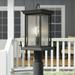 Darby Home Co Samanda Black 1 -Light 17.75" H Lantern Head Aluminium/Metal in Black/Gray | 17.75 H x 7.375 W x 7.38 D in | Wayfair