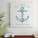 Breakwater Bay 'Nautical Life IV' Textual Art on Wrapped Canvas in Blue/Gray | 14 H x 14 W x 2 D in | Wayfair 1FA78C5F4626458299ABE04B52E05783