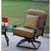 Lark Manor™ Byrge Swivel Patio Chair w/ Cushions in Brown | 36 H x 28 W x 31 D in | Wayfair AB97E263ED6040F8982C2639B4C38111