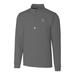 Men's Cutter & Buck Gray Minnesota Vikings Big Tall Traverse Half-Zip Pullover Jacket