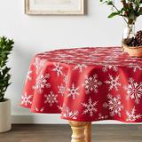 Violet Linen Geometric Christmas Table Runner Polyester in Gray/Green/Red | 70 W x 13 D in | Wayfair VL-SESNL SPLNDR RU-SANTA CLAUS-18-71639