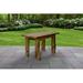 Loon Peak® Raphael Wooden Dining Table Wood in Brown | 30 H x 44 W x 28 D in | Outdoor Dining | Wayfair 2B377655AA87429B8896394DF54682E5