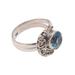 Regal Bali,'Blue Topaz Cocktail Ring from Bali'