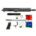 Ghost Firearms Upper Receiver Pistol Lower Parts Kit 5.56mm/.223 10.5in Carbine Moly Barrel 1-7 Twist 9in M-LOK Free Float Hand Guard A2 Flash Hider