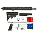 Ghost Firearms Upper Receiver Rifle Lower Parts Kit 9mm 9x19 Para 16in Carbine Light HBAR Barrel 1-10 Twist 14in M-LOK Free Float Hand Guard A2 Muzzle