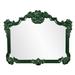 Astoria Grand Traditional Accent Mirror Resin in Green | 39 H x 48 W x 2 D in | Wayfair 477BAA5F12E140F0A9900C7E75D53065