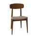 Corrigan Studio® Tylor Side Chair Wood/Upholstered in Brown | 33 H x 19.75 W x 18 D in | Wayfair 6D2BF32C370F4F1DB957B44DB0D13737