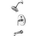 Ultra Faucets Z Single Handle Tub & Shower Faucet w/ Trim & Pressure Balanced Valve in Gray | 3.35 H x 5.51 W in | Wayfair UF79600R