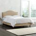 House of Hampton® Brighton Upholstered Low Profile Standard Bed Metal in Brown | Twin | Wayfair SEHO1494 38869674