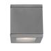 WAC Lighting Rubix Outdoor Flush Mount Aluminum/Glass/Metal in Gray | 5 H x 5 W x 6.5 D in | Wayfair WS-W2504-GH