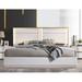 Orren Ellis Kumail Platform Bed Wood in Brown/White/Yellow | 48 H x 84.5 W x 84 D in | Wayfair 8AACA58076C8483988C0B71260F11DE9