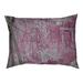 Tucker Murphy Pet™ Carone Misty Evening at Shinobazu Pond Dog Pillow Polyester/Fleece in Pink/Gray | 7.1 H x 52 W x 42 D in | Wayfair