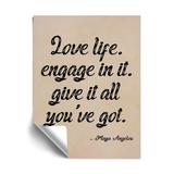 Winston Porter Struble Love Life Removable Wall Mural Vinyl in Brown | 14 H x 18 W in | Wayfair 7AD252ABB9424223B686523A934F8252