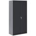 Sandusky Cabinets Classic Plus Sandusky Lee 36" W x 24" D x 72" H Wardrobe Cabinet w/ Adjustable Shelf by Sandusky in Black | Wayfair CAW1362472-09