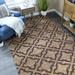 Brown 60 x 0.25 in Area Rug - World Menagerie Keysville Geometric Handmade Flatweave Area Rug Jute & Sisal | 60 W x 0.25 D in | Wayfair