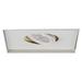 WAC Limited Low Voltage Multiple Single Light Open Recessed Trim in White | 0.25 H x 5.63 W in | Wayfair MT-116LEDTL-WT