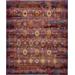 Vintage Kashan 8' x 10' Burgundy Multicolor Boho Area Rug - Nourison VKA03