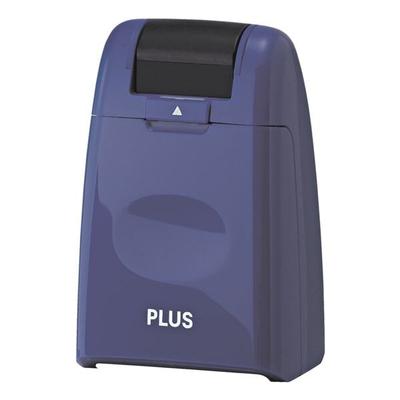 PLUS JAPAN Datenschutz-Rollstempel »Camouflage« blau Image