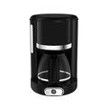 Moulinex FG3818 Soleil Glas-Kaffeemaschine (1000 Watt, Kapazität: 1,25 Liter, automatische Abschaltung) schwarz/edelstahl