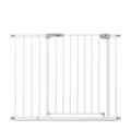 Hauck Safety Gate for Doors and Stairs Open N Stop KD incl. 21 cm Extension / Pressure Fit / 96 - 101 cm Large / Metal / White