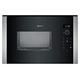 NEFF HLAWD53N0B N50 Microwave Oven with Automatic Programmes, Control Dial & One-Touch Buttons, Side-opening hinged door, Black & Stainless Steel