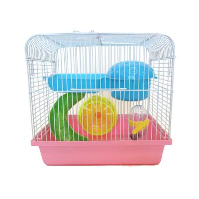 YML Travel Mice, Dwarf hamster Pink Cage, Small