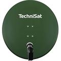 TechniSat SATMAN 850 PLUS - Satellitenschüssel für 4 Teilnehmer (85 cm Sat Spiegel mit Masthalterung und 40mm Universal-Quattro-Switch-LNB) grün