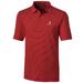 Men's Cutter & Buck Red Alabama Crimson Tide Big Tall Forge Pencil Stripe Polo