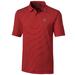 Men's Cutter & Buck Red Maryland Terrapins Big Tall Forge Pencil Stripe Polo