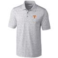 Men's Cutter & Buck Gray Tennessee Volunteers Big Tall Advantage Space Dye Polo