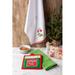 Design Imports Christmas Kitty Embellished Kitchen 3-Piece Potholder Set Cotton in Green/Red/White | 8 W in | Wayfair CAMZ10663