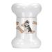 Tucker Murphy Pet™ Alaskan Malamute Bone Shaped Pet Treat Jar Ceramic | 9 H x 6 W x 5 D in | Wayfair D3412F129559410D87553CA1A95B8D46