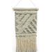 Dakota Fields Wool Wall Hanging w/ Hanging Accessories Blended Fabric in Gray | 27 H x 12 W in | Wayfair D5AE07ACA0BF472C86355A371D239CFC