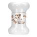 Tucker Murphy Pet™ Jack Russell Terrier Bone Shaped Pet Treat Jar Ceramic, Size 9.0 H x 6.0 W x 5.0 D in | Wayfair 033323202FC44100BE91172D7FAB8D21