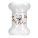 Tucker Murphy Pet™ Westie Bone Shaped Pet Treat Jar Ceramic, Size 9.0 H x 6.0 W x 5.0 D in | Wayfair A3FA33FB06834A068BE20C4A52F63377
