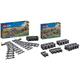 LEGO City Weichen 60238 Spielzeugeisenbahn & City Schienen (60205), Kinderspielzeug