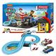 PAW Patrol Carrera First Rennbahnset | Chase & Marshall | 2,4m Strecke | Kreisel für extra Spielpaß | Ab 3 Jahren | Batteriebetrieben