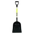 SEYMOUR MIDWEST 49757GRA Snow Shovel, 29 in Fiberglass Poly Blade Material, 14