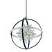 Allegri by Kalco Lighting Angelo 24 Light Modern Classic Casual Luxury Large Pendants by Kalco Metal in Black/Gray | Wayfair 033652-050-FR001