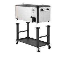 Trinity TXK-0803 Outdoor Cooler, 80 Quart Stainless Steel