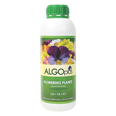 Algoflash Flowering Plants - Liquid Fertilizer & Plant Food 1-Liter Bottle