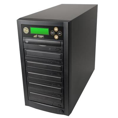 Acumen Disc 1 to 5 Target Discs DVD CD Duplicator Machine with Multiple 24x Writers Burners Drives (