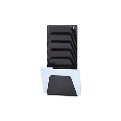 OIC 7 Compartment Wall File Holder - 7 Compartment(s) - 22.4" Height x 9.5" Width x 2.9" Depth - Wal