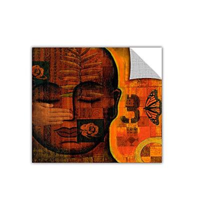 ArtWall ArtApeelz Gloria Rothrock 'All Seeing 1' Removable Graphic Wall Art, 18 by 18-Inch
