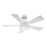 Modern Forms Wynd Outdoor Rated 42 Inch Ceiling Fan with Light Kit - FR-W1801-42L-MW