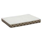 Quiet Time Defender EcoSpring Orthopedic Dog Bed, 30.25" L X 40" W X 10" H, Brown, Large, Brown / White