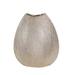 World Menagerie Textured Organic Ceramic Table Vase, Room or Office Centerpiece Décor Ceramic in Gray | 10.75 H x 9.25 W x 5.25 D in | Wayfair