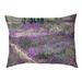 Tucker Murphy Pet™ Burk Bluhender Garten mit Pfad Designer Pillow Fabric in Green/Brown | Large (52" L x 42" W) | Wayfair