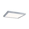 Paulmann 70867 LED Atria mounting Panel Rectangular Ceiling luminaire 24W Light 2700K Warm White Chrome matt dimmable for Wall and Ceiling mounting